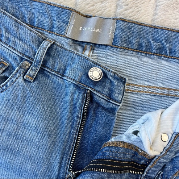 EVERLANE mid rise medium wash skinny jeans - Picture 6 of 9